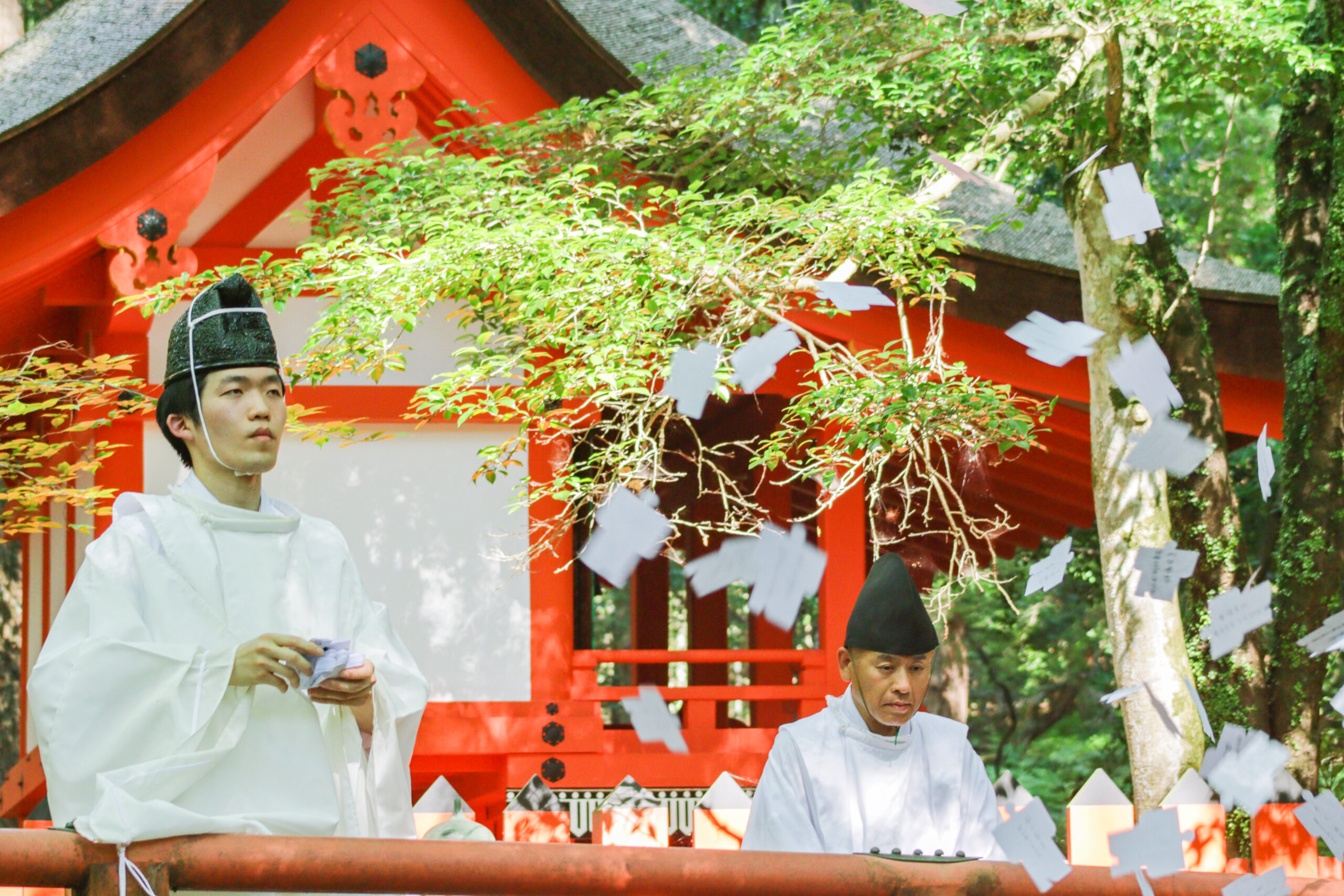 人形流し(夏越大祓式)